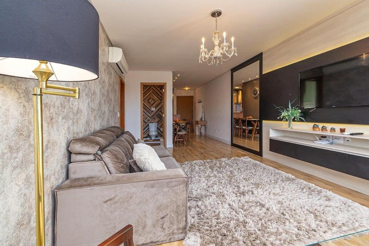 Rosa Edificio Giovani Pizetta Apartment Gramado Ngoại thất bức ảnh